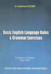 Basic English language rules and grammar exercices