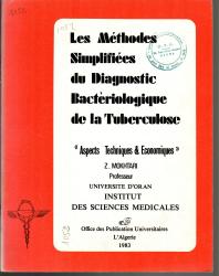 Les méthodes simplifiées du diagnostic bactériologie de la tuberculose