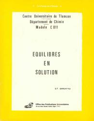 Équilibres en solution