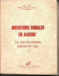 Mutation rurale dans les hautes plaines algériennes