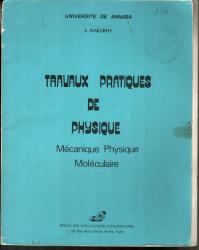 Travaux Pratiques de physique mécanique