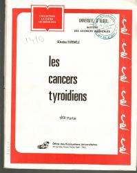 Les cancers thyroïdiens