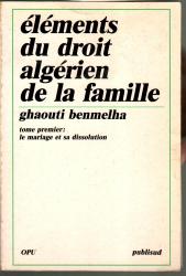 Eléments du droit Algérien de la famille