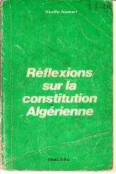 Réflexion sur la constitution Algérienne