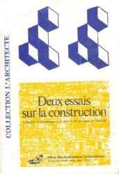 Deux essais sur la construction