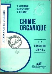 chimie organique T2 -fonctions simples