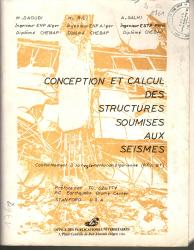 Conception et calcul des structures soumises aux séismes