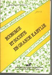 Economie et société en grande Kabylie