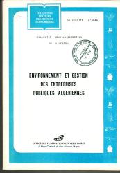 Environnement et gestion des entreprises publiques algeriennes