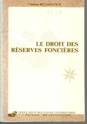 le droit des reserves foncieres