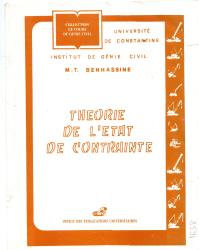 Théorie de l'état de contrainte