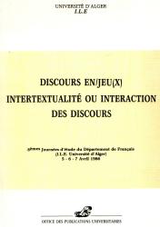 Discours en jeux : intertextualité