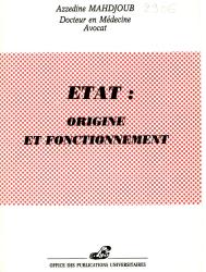 Etat origine et fonctionnement
