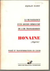 La renaissance d'un ancien débouché de l'or transsaharien HONAINE