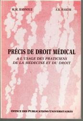 Précis du droit médical