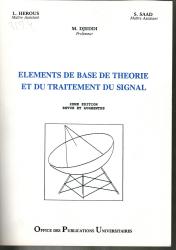 Éléments de base de théorie et du traitement du signale