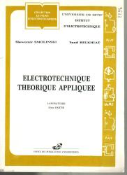Electrotechnique théorique appliqué 2ème partie