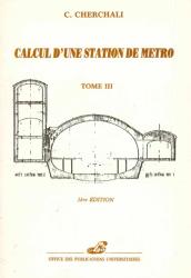 tome 3: tunnel -calcul d'une station de metro