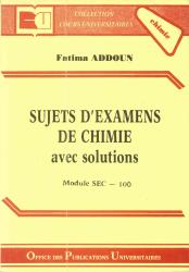 Sujets d’examens de chimie avec solutions  module sec-100