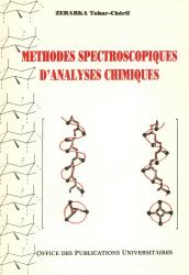 Méthodes spectroscopiques d'analyses chimiques