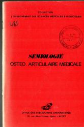 Sémiologie ostéo-articulaire médicale