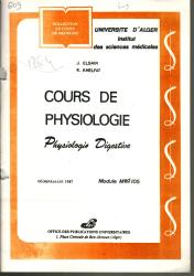 Cours de physiologie digestif