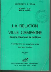 La relation ville compagne dans la théorie et la pratique