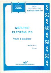 Mesures électriques -cours et exercices