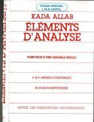 Éléments d'analyses