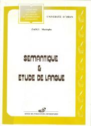 Sémantique et étude de langue