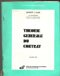 Théorie générale du contrat