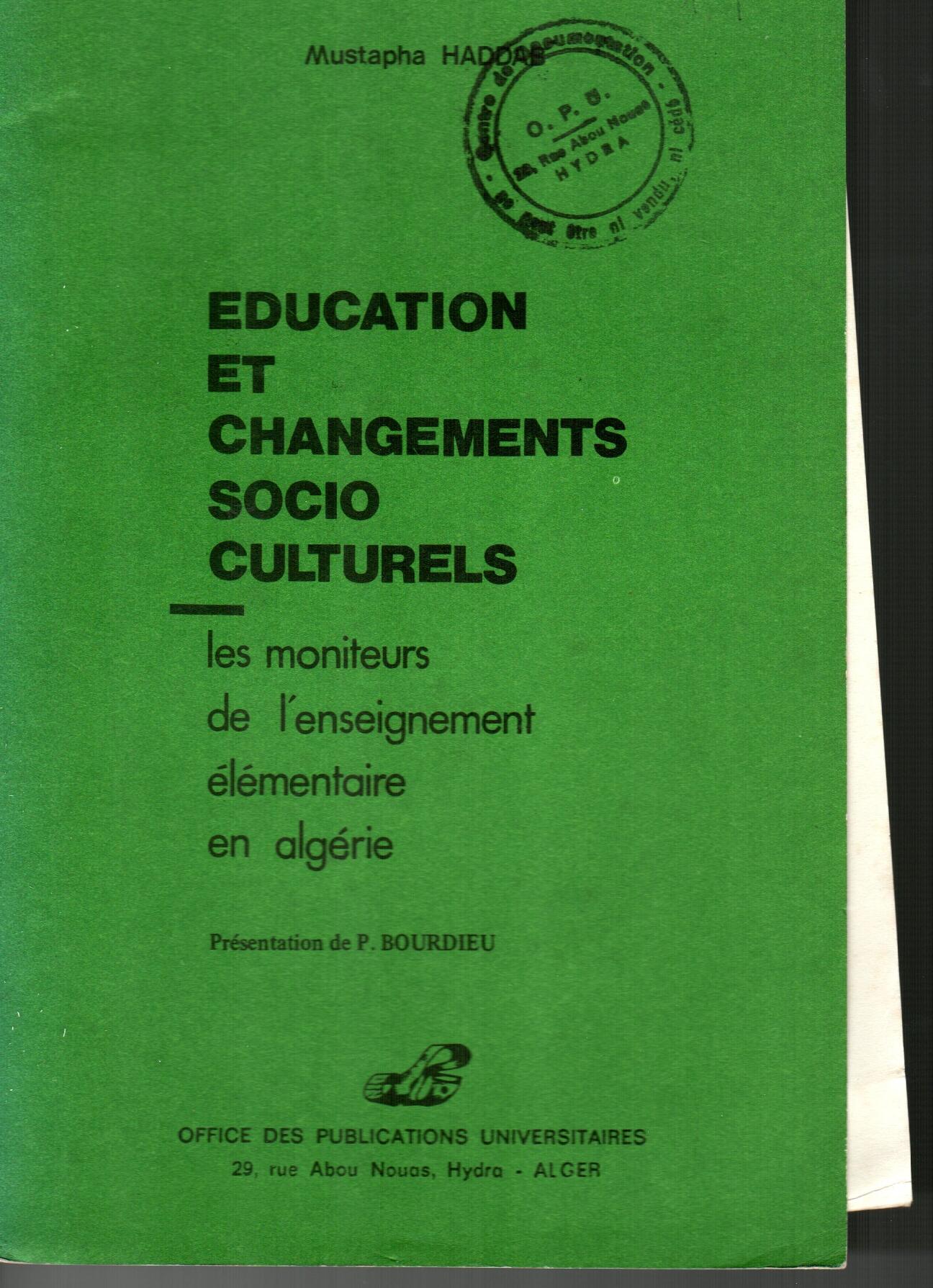 Education et changements socio-culturels
