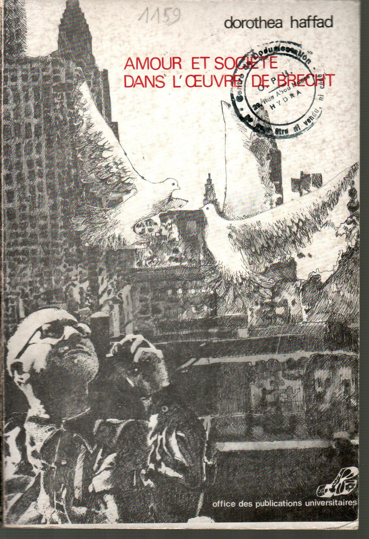Amour et société dans l'œuvre de Brecht