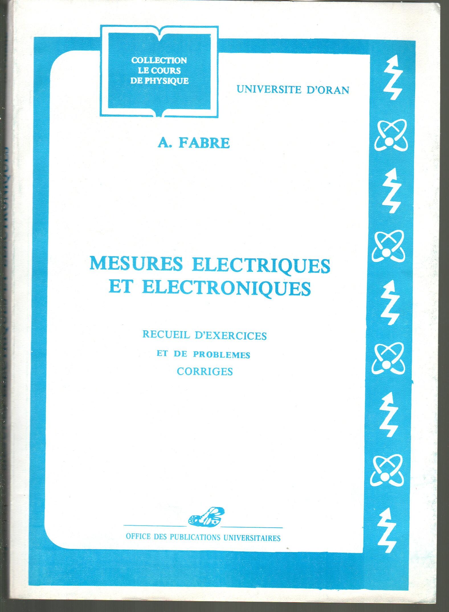Mesures électriques et électroniques