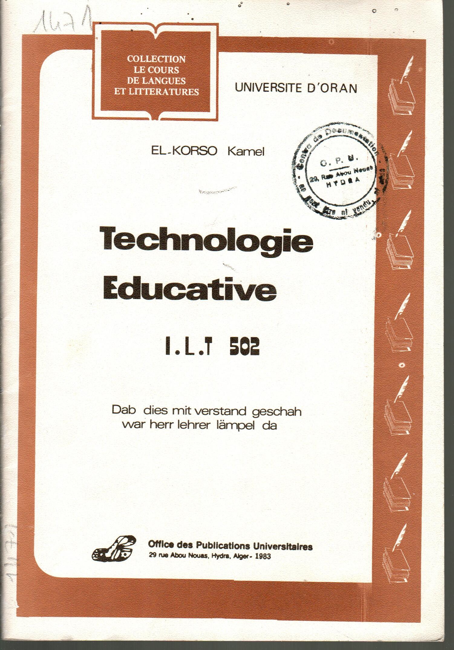 Technologie éducative