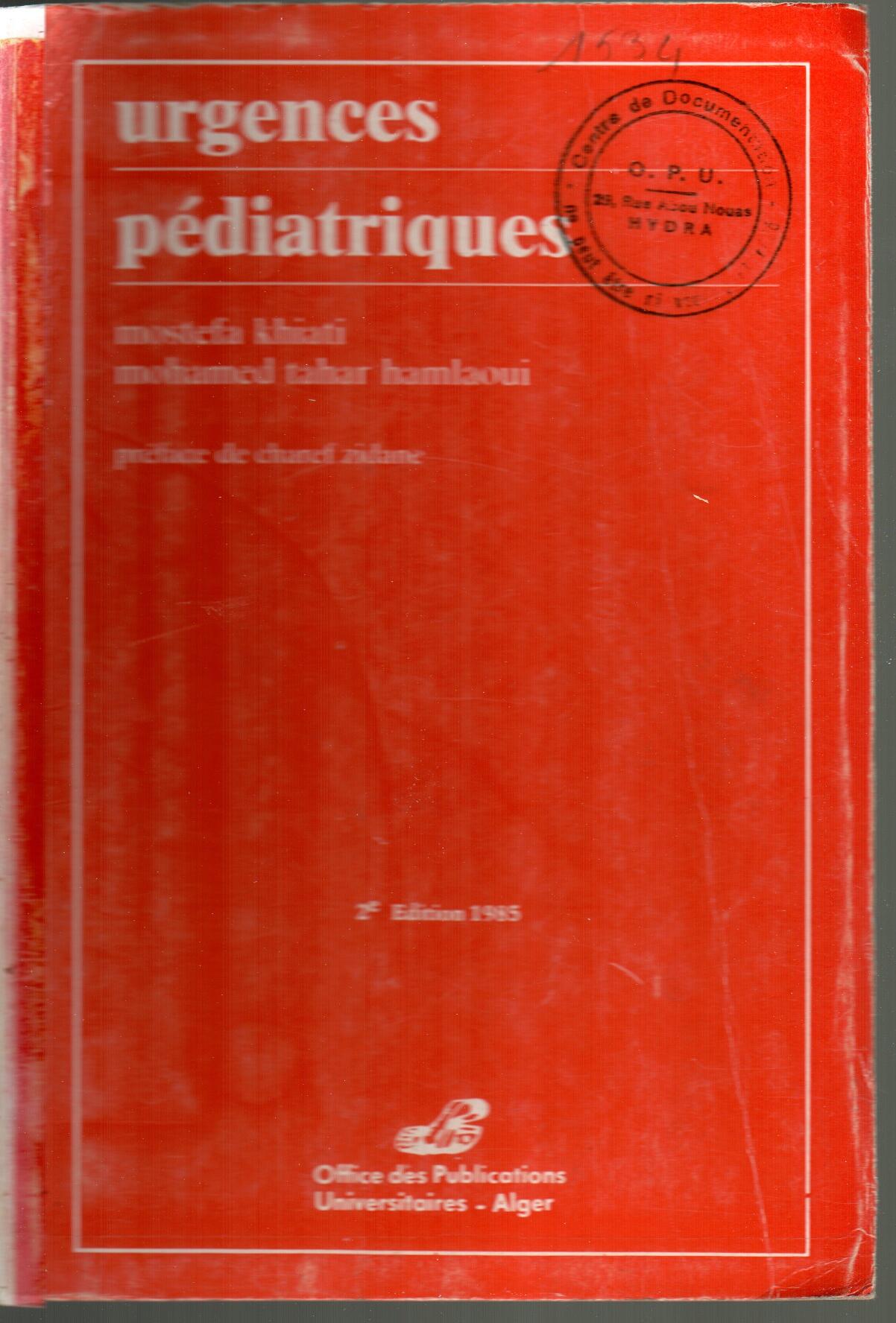 Urgences pédiatriques