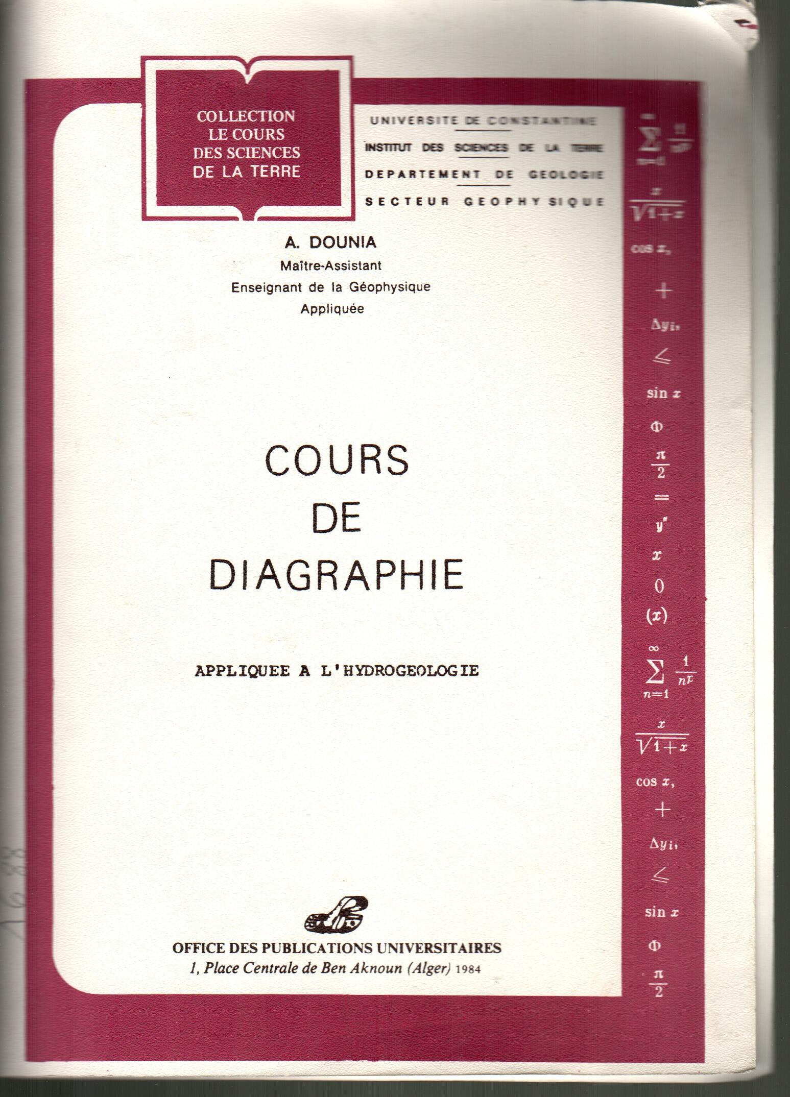 Cours de diagraphie