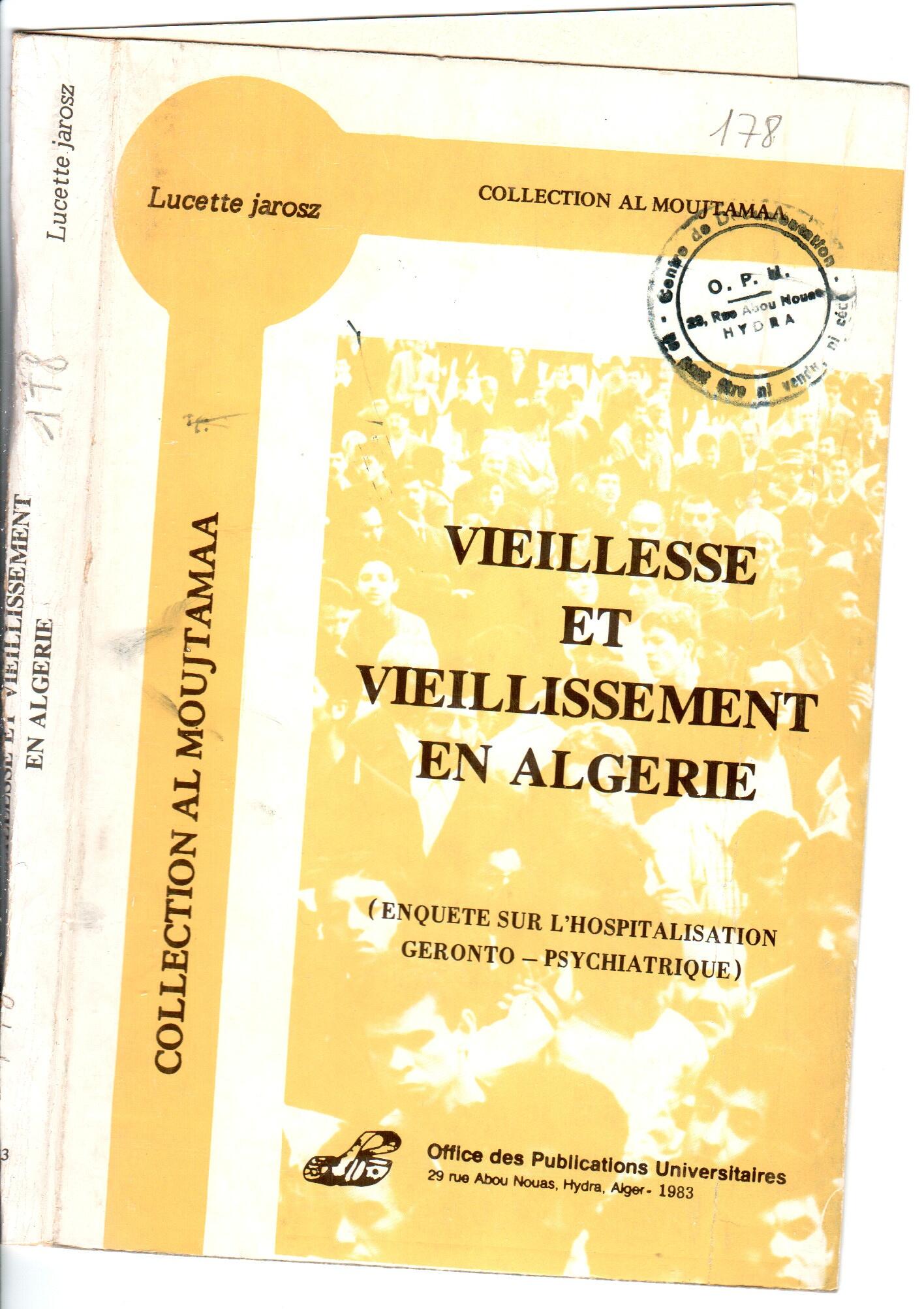 Vieillesse et vieillissement en Algérie