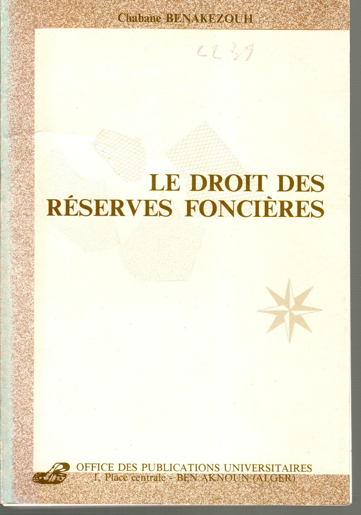 le droit des reserves foncieres