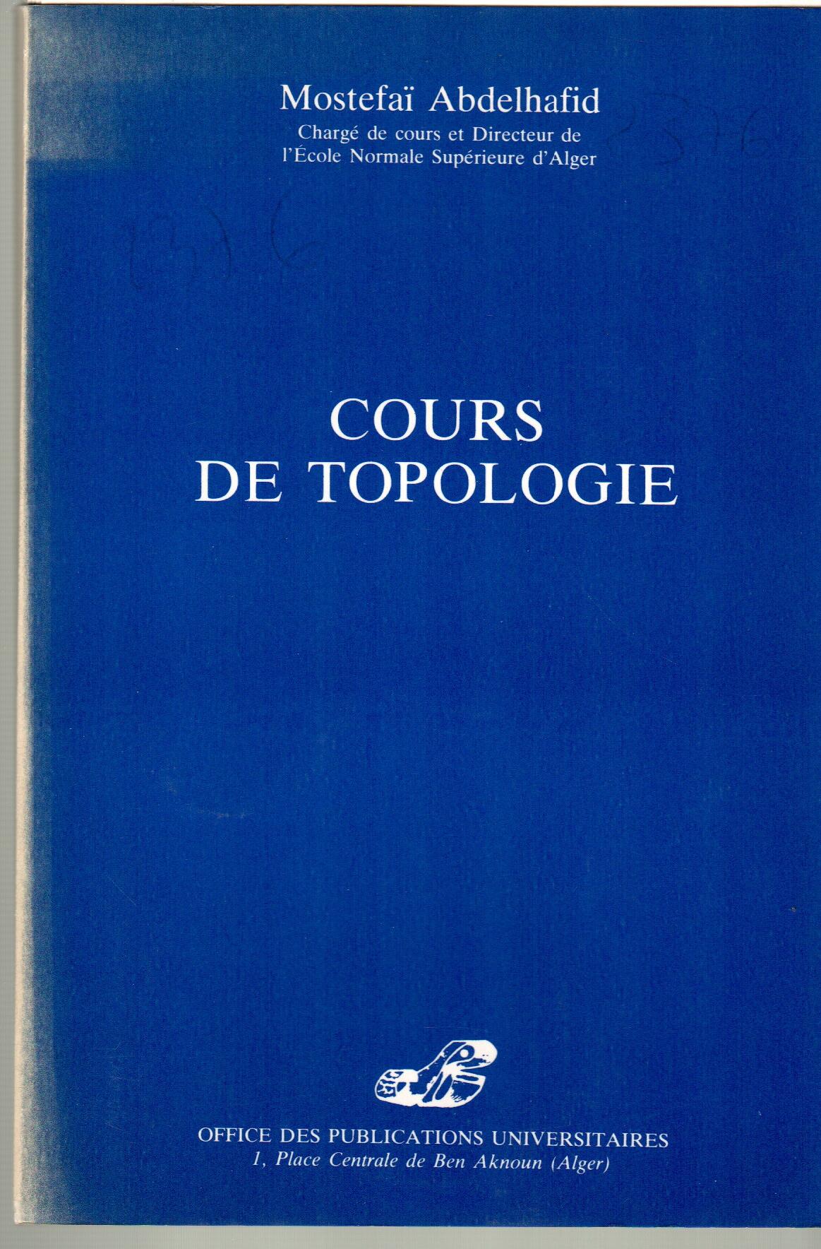 Cours de topologie