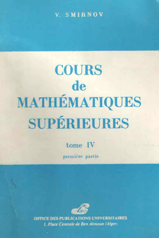 cours de mathématiques supérieures T3 -2ère partie