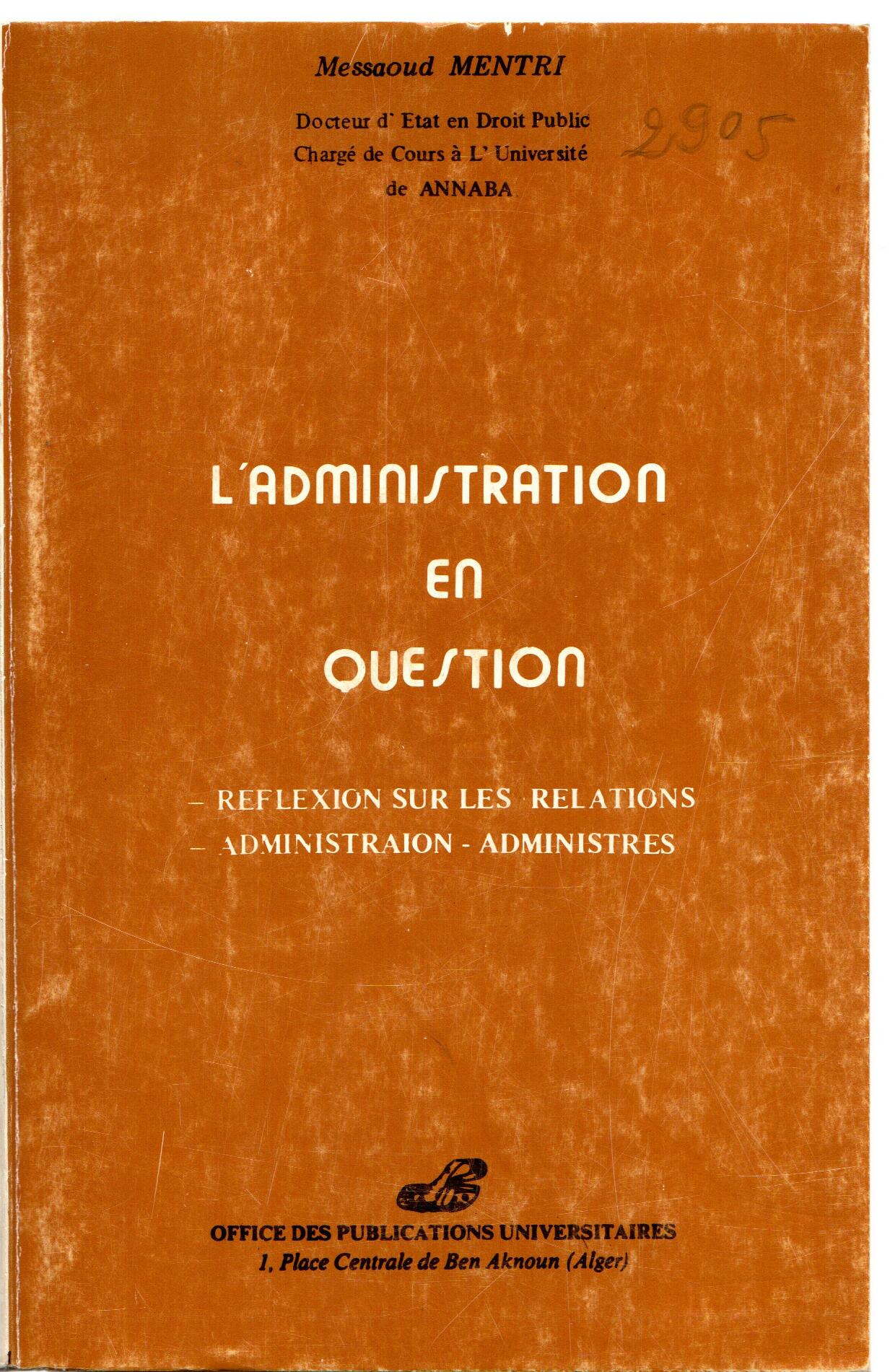 L'administration en question