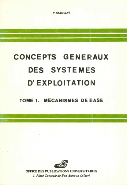 Concepts généraux des systèmes d'exploitation