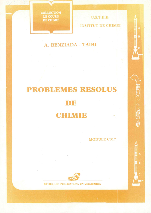 Problèmes résolus de chimie