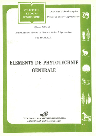éléments de phytotéchnie générale