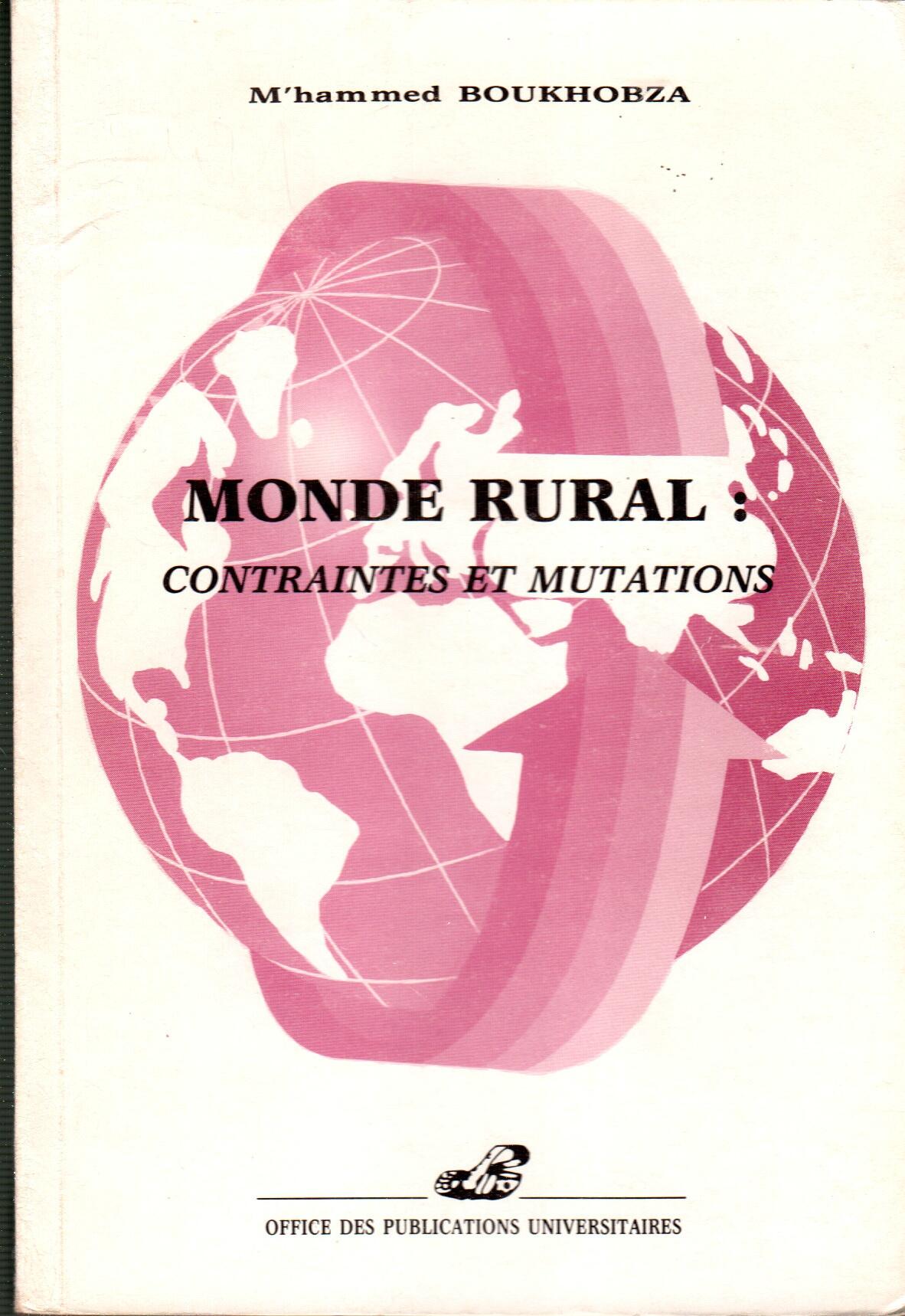 MONDE RURAL : contraintes et mutations