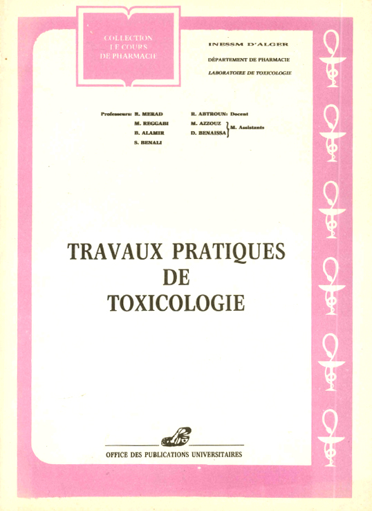Travaux Pratiques de toxicologie