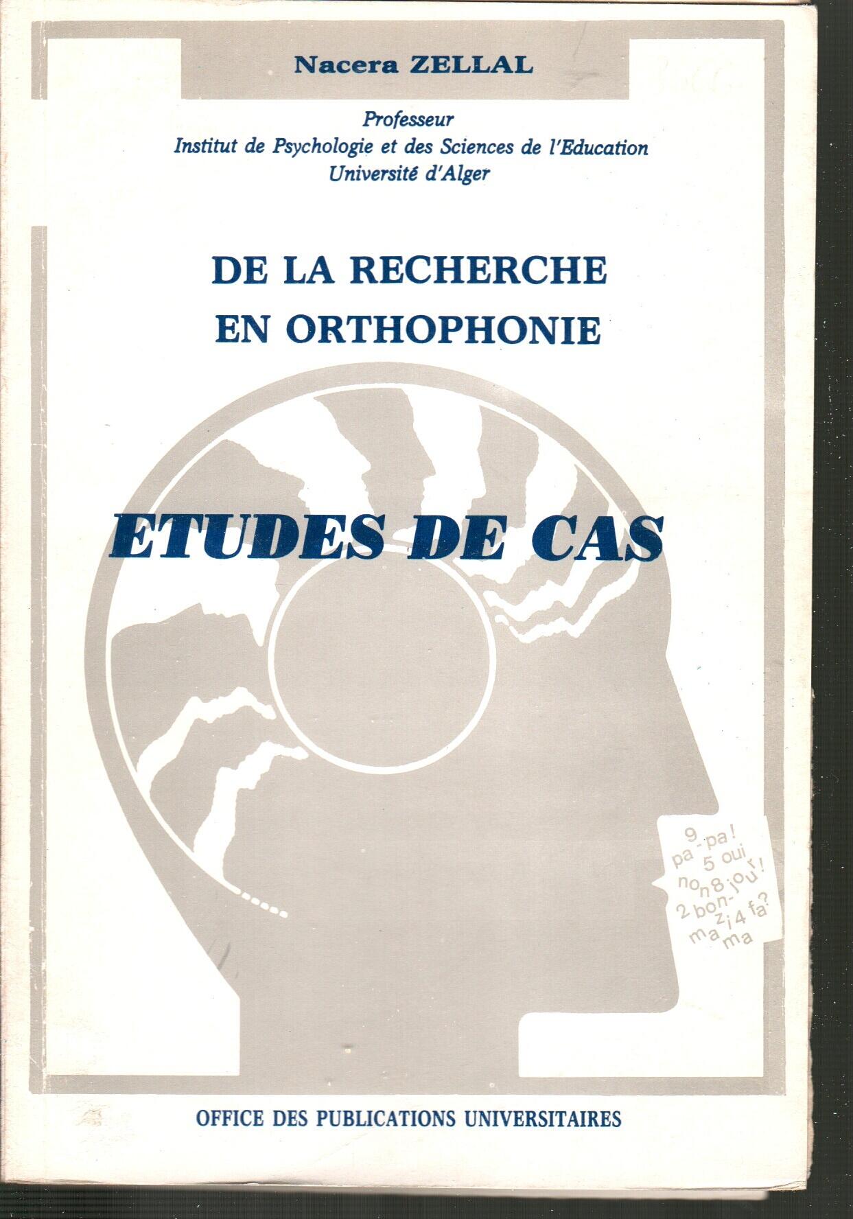 De la recherche en orthophonie: étude de cas