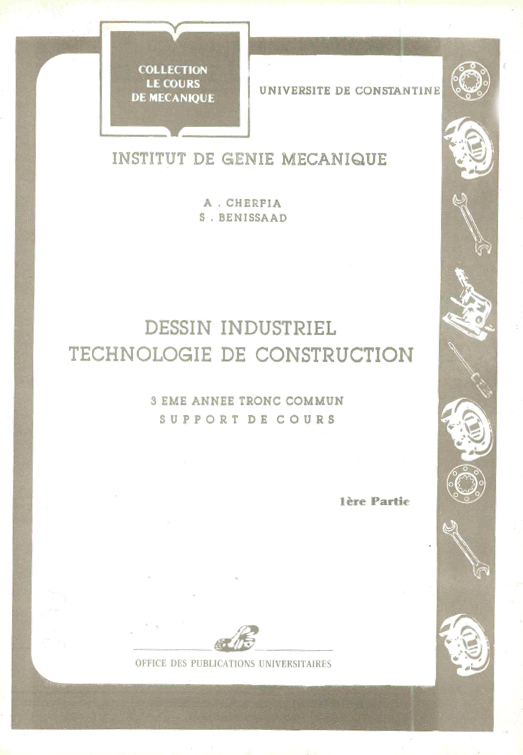 Dessin industriel et technologie de construction