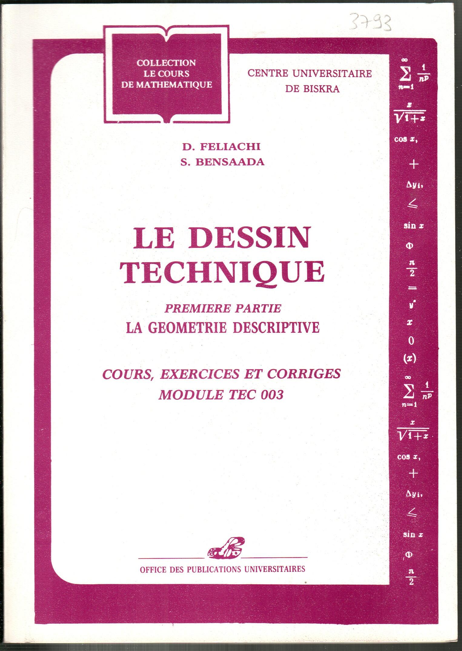 Le dessin technique